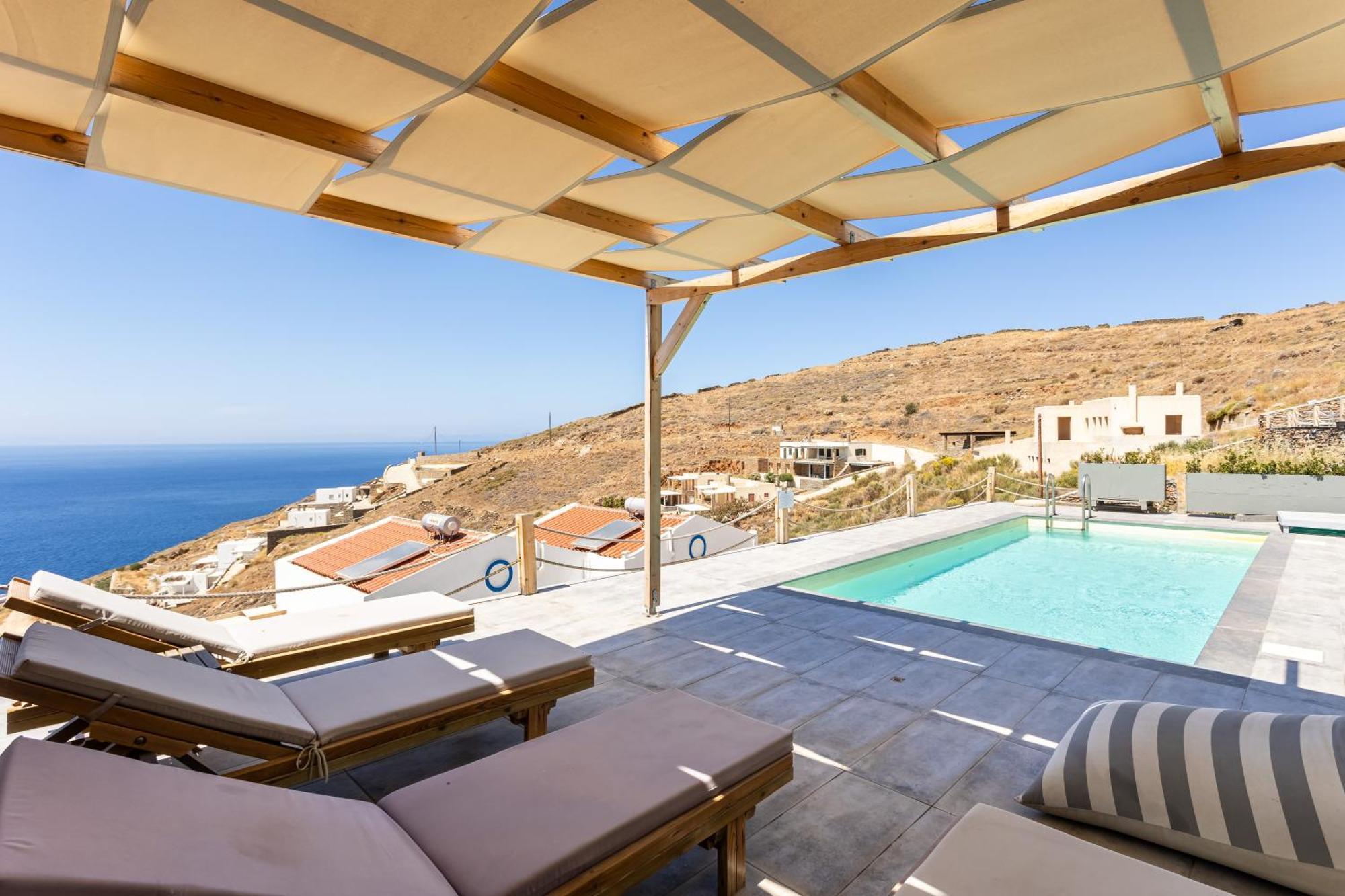 Villa Azure - Astonishing Views&Private Pool Korissia  Esterno foto