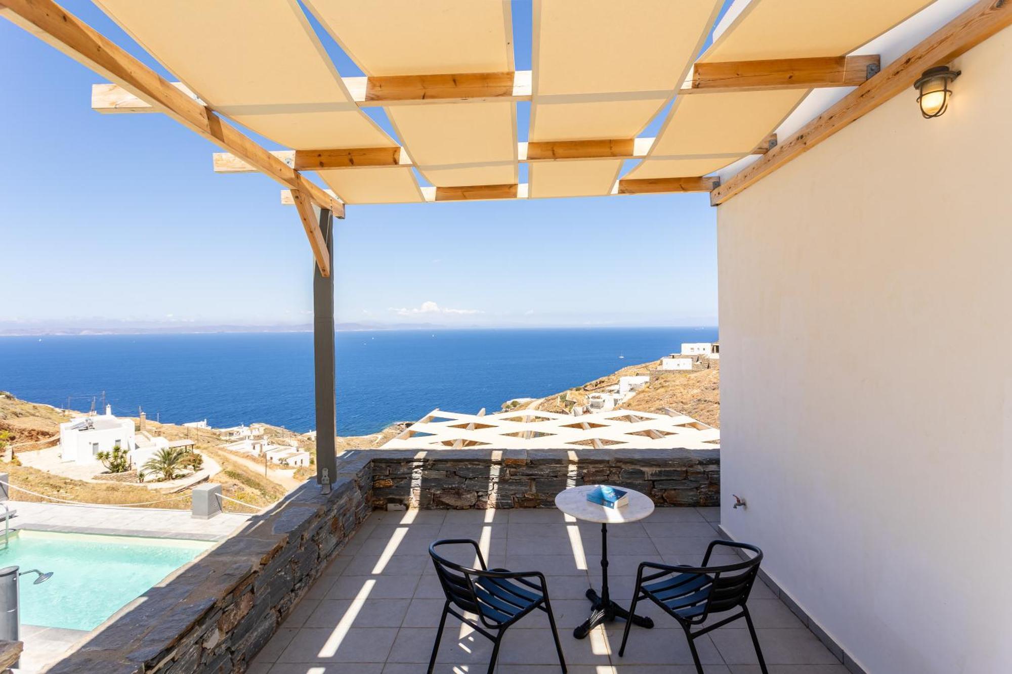 Villa Azure - Astonishing Views&Private Pool Korissia  Esterno foto