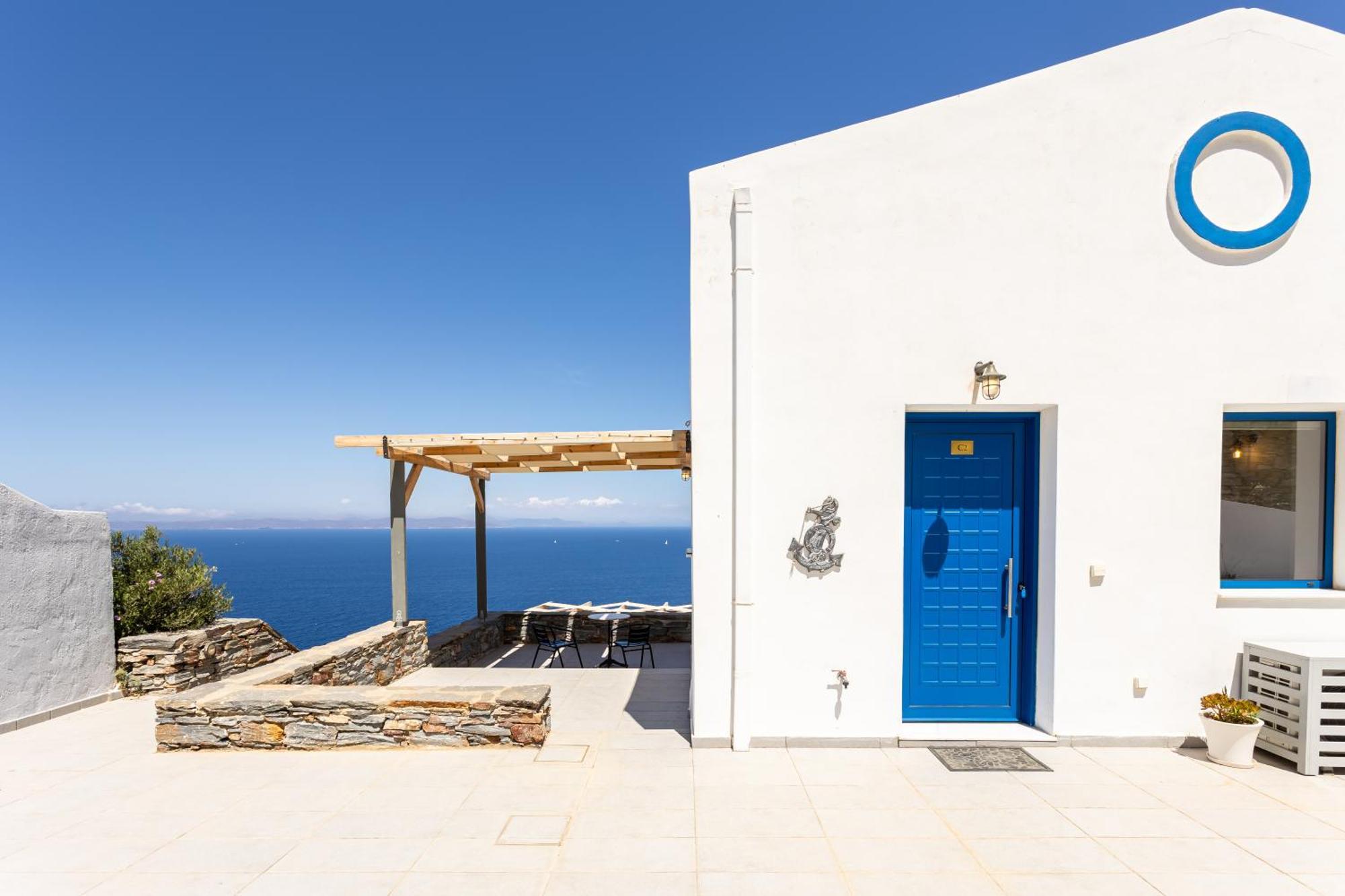 Villa Azure - Astonishing Views&Private Pool Korissia  Esterno foto