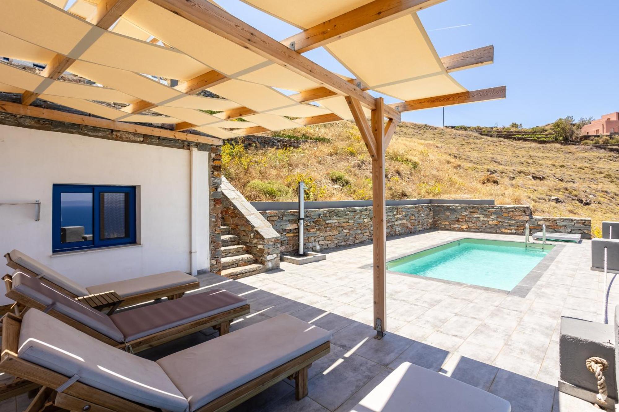 Villa Azure - Astonishing Views&Private Pool Korissia  Esterno foto