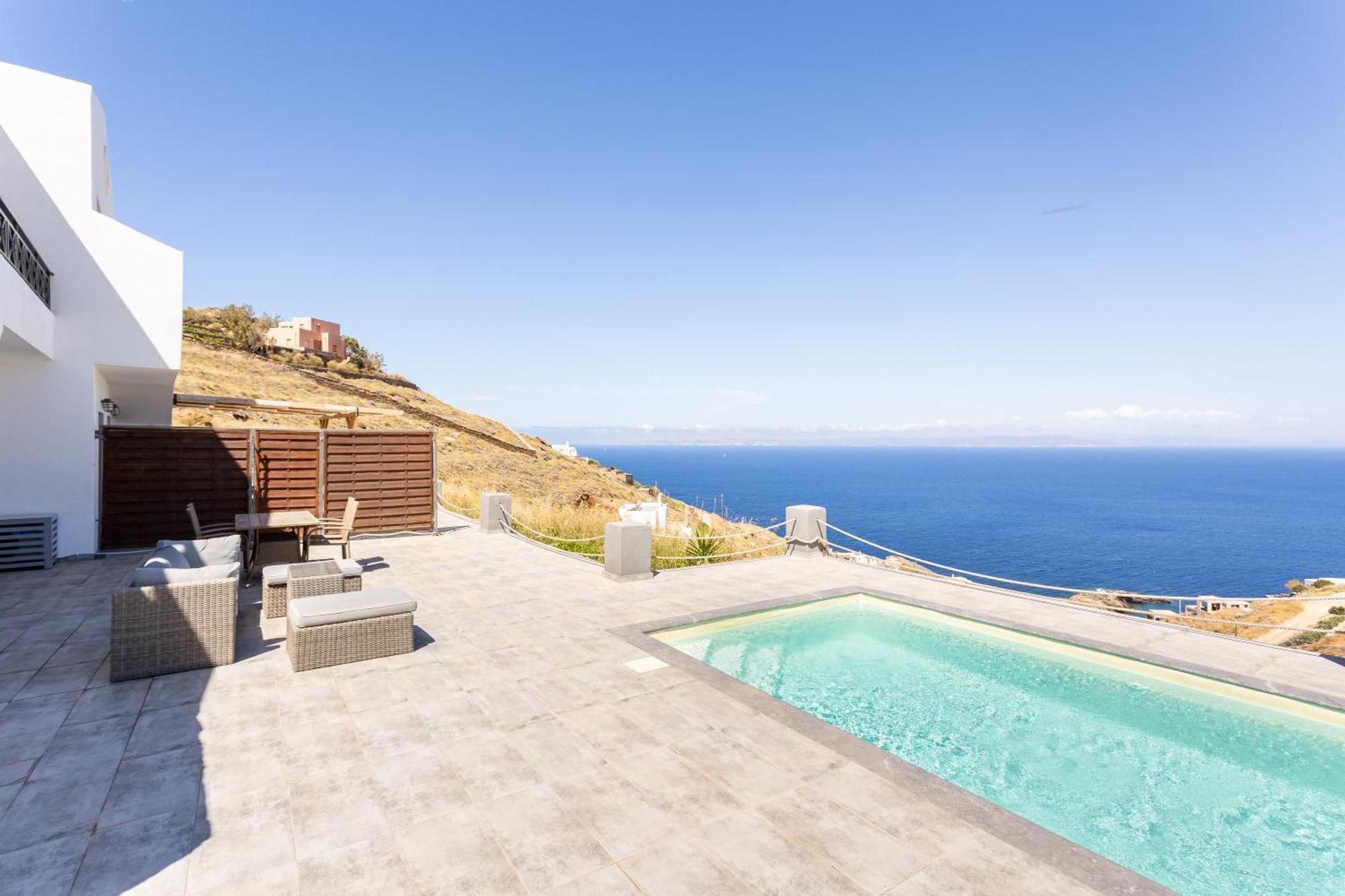 Villa Azure - Astonishing Views&Private Pool Korissia  Esterno foto