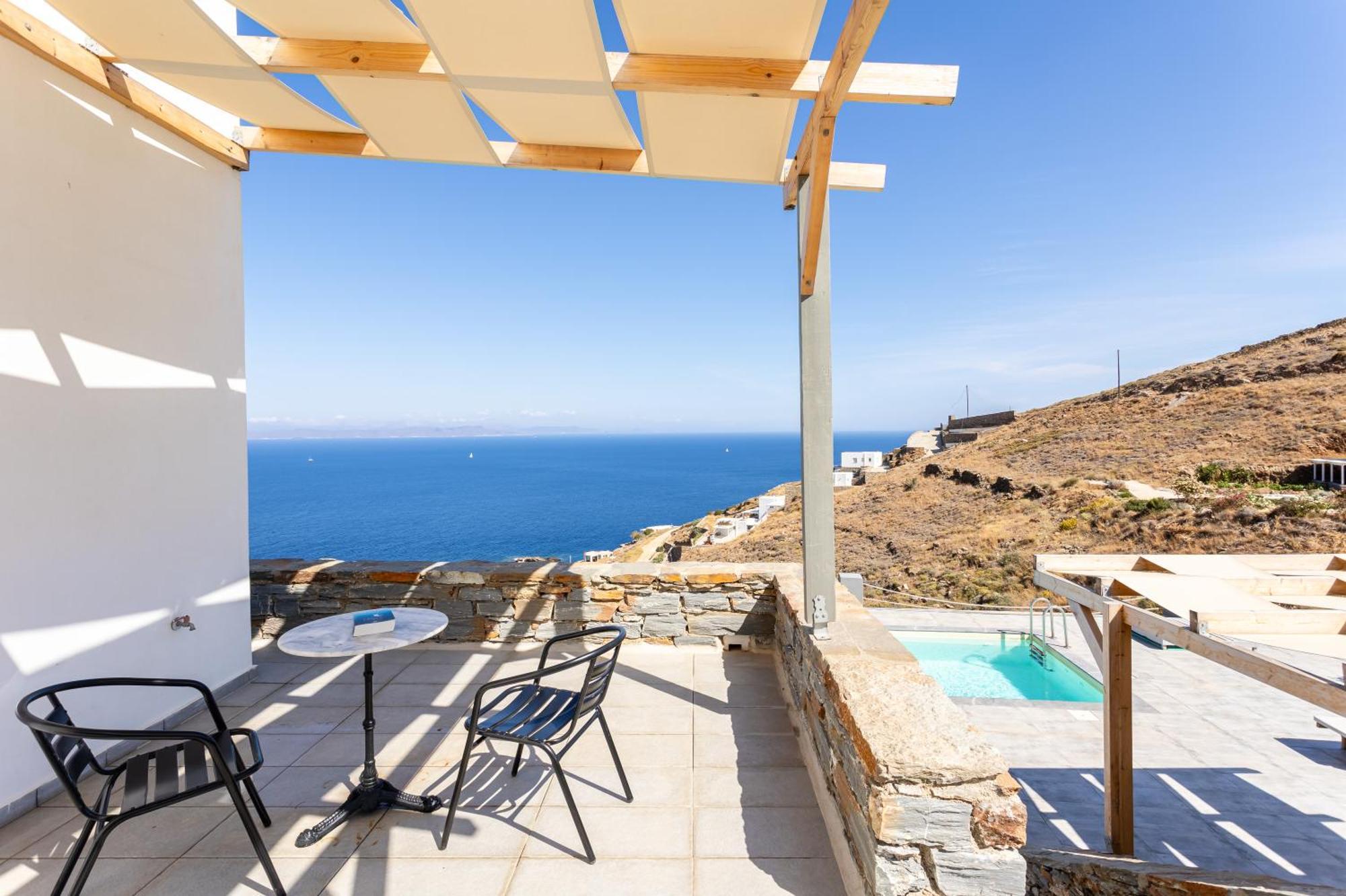 Villa Azure - Astonishing Views&Private Pool Korissia  Esterno foto