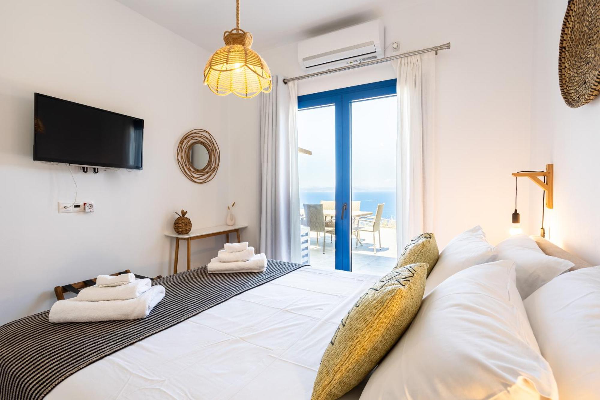 Villa Azure - Astonishing Views&Private Pool Korissia  Esterno foto