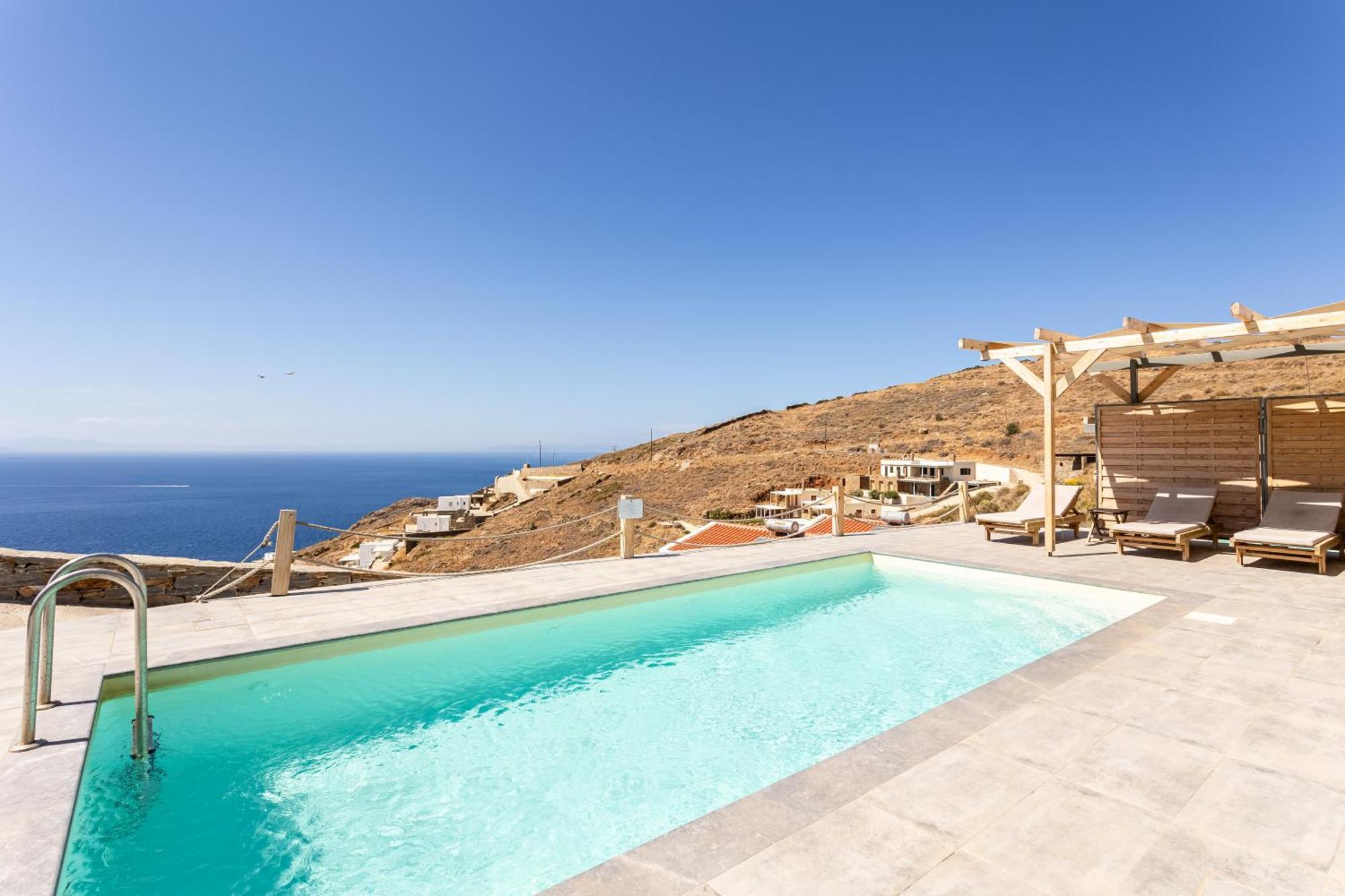 Villa Azure - Astonishing Views&Private Pool Korissia  Esterno foto