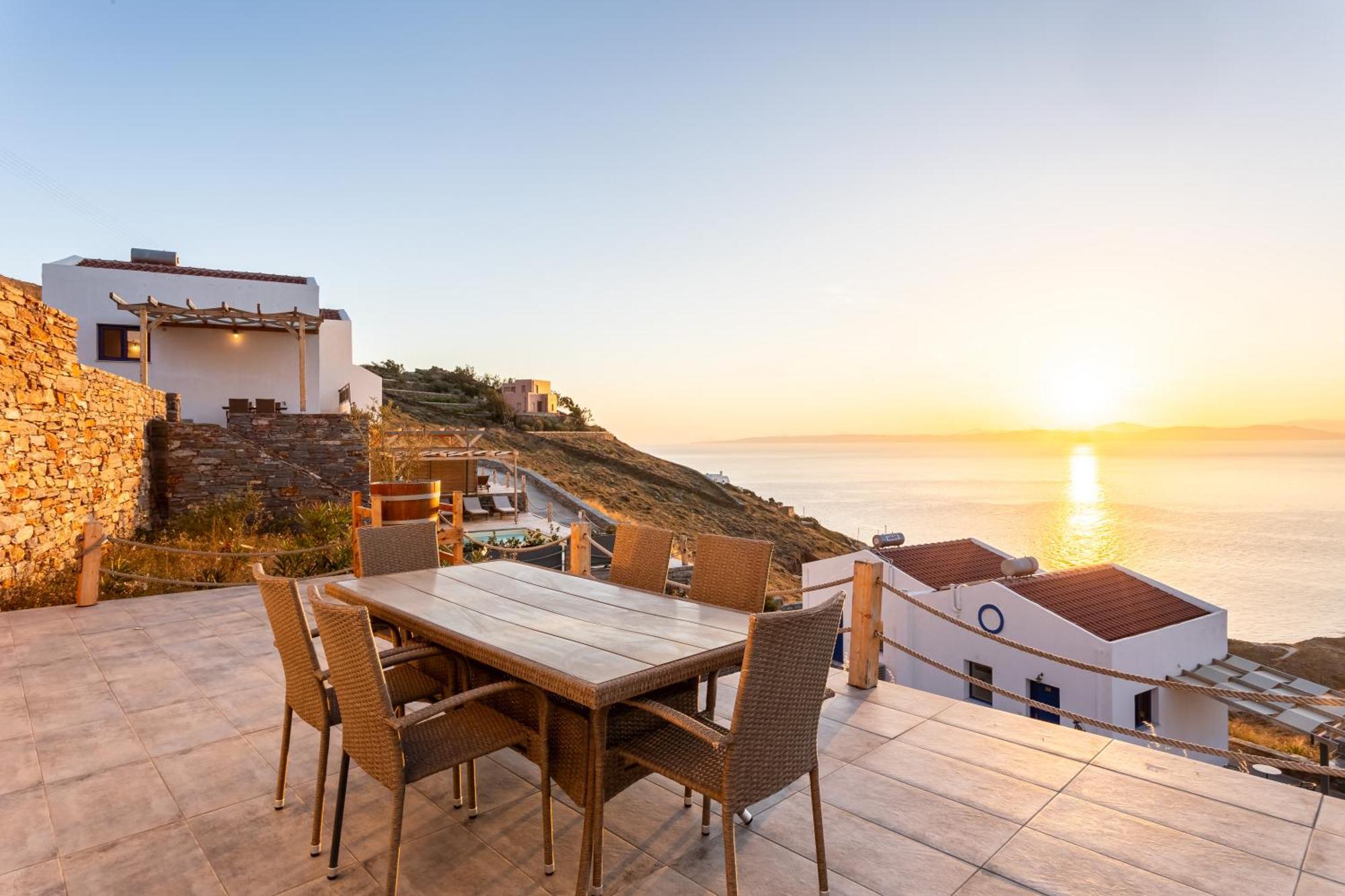 Villa Azure - Astonishing Views&Private Pool Korissia  Esterno foto