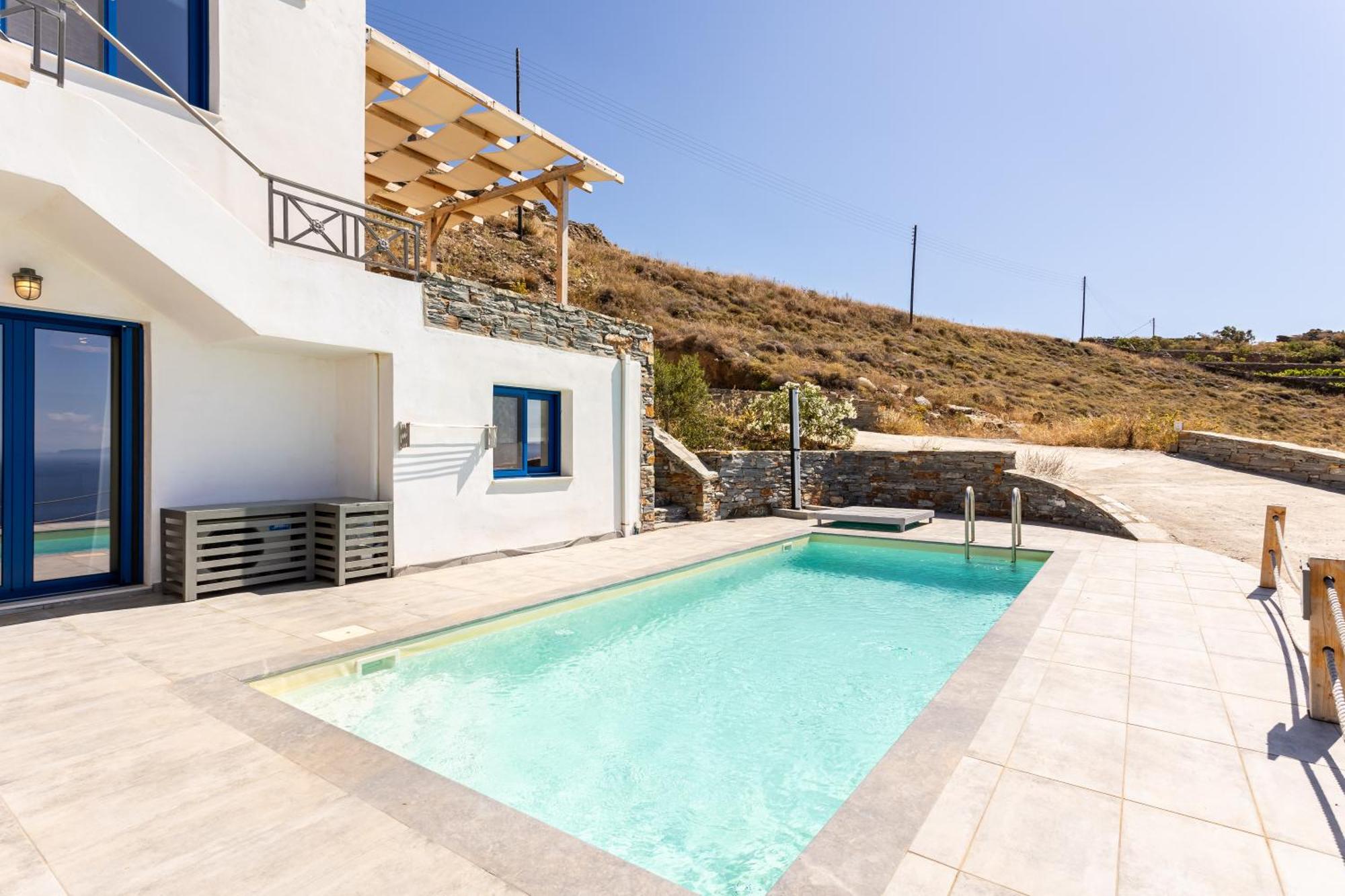 Villa Azure - Astonishing Views&Private Pool Korissia  Esterno foto