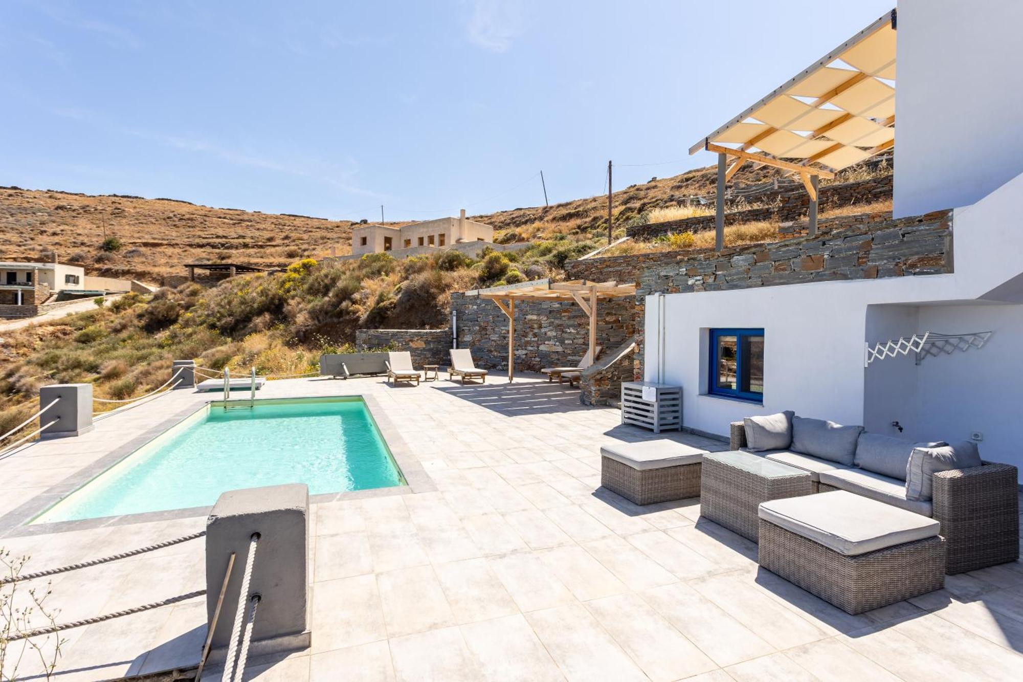 Villa Azure - Astonishing Views&Private Pool Korissia  Esterno foto