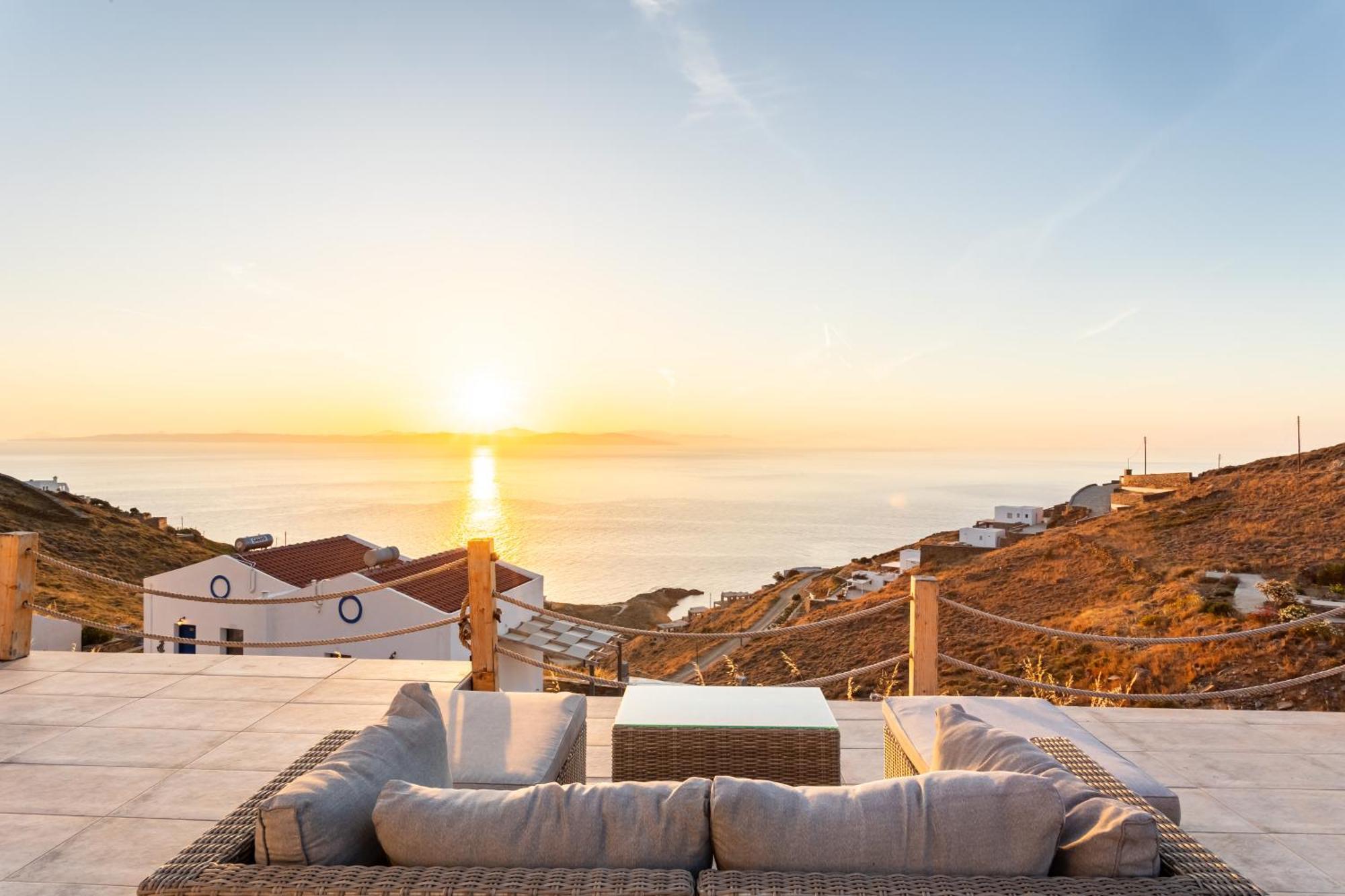 Villa Azure - Astonishing Views&Private Pool Korissia  Esterno foto