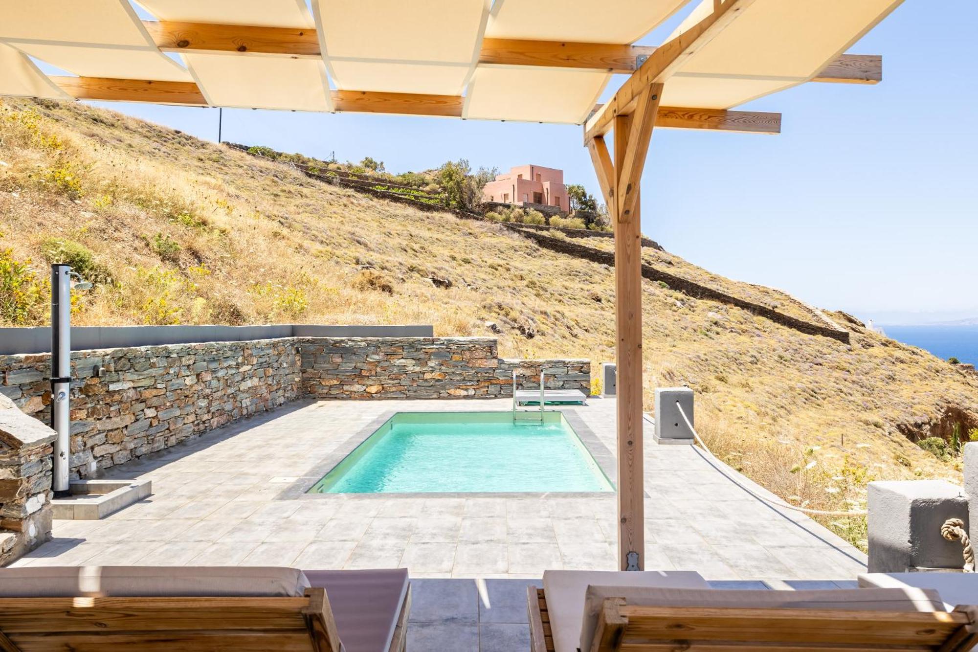 Villa Azure - Astonishing Views&Private Pool Korissia  Esterno foto