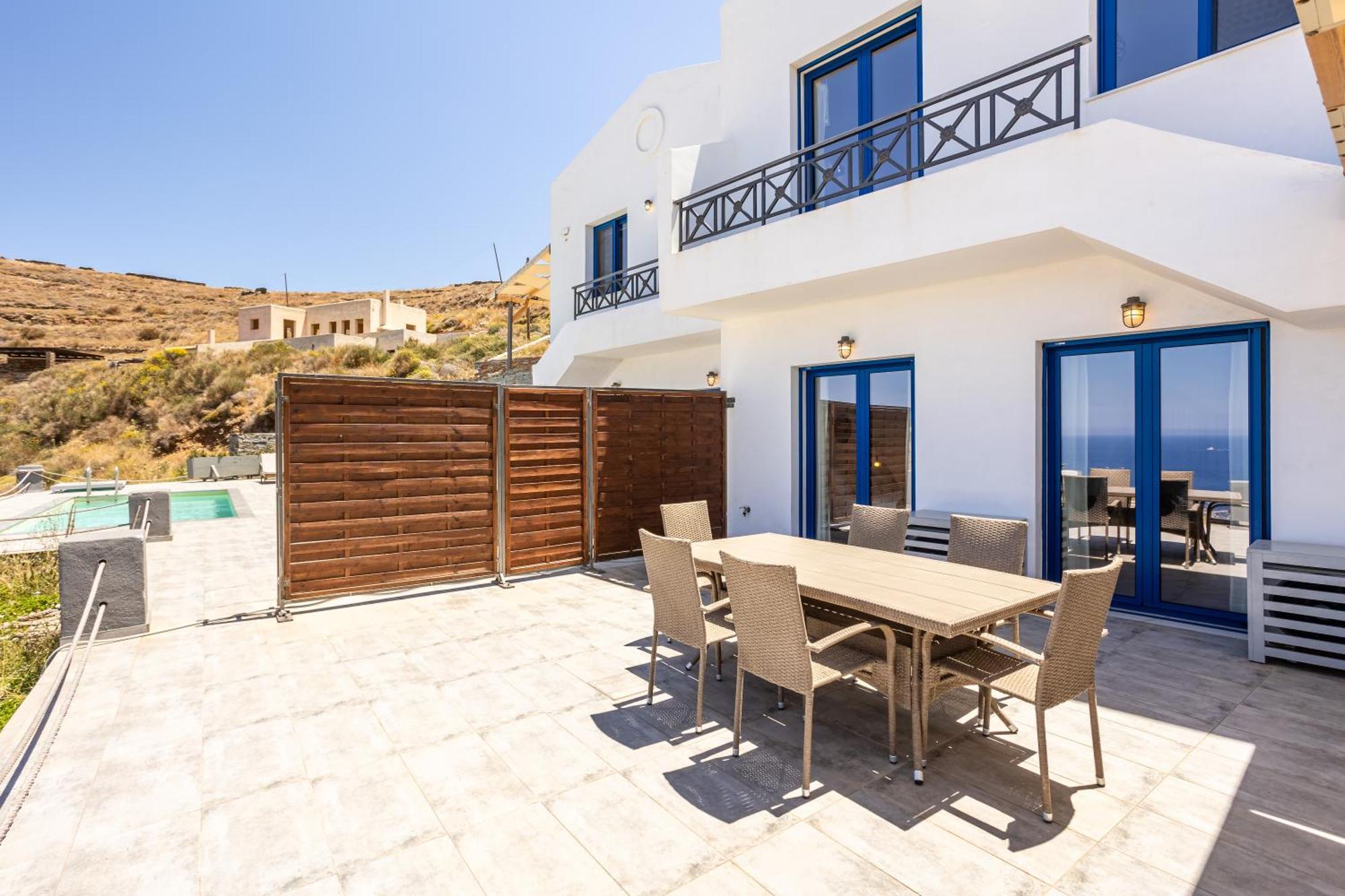 Villa Azure - Astonishing Views&Private Pool Korissia  Esterno foto