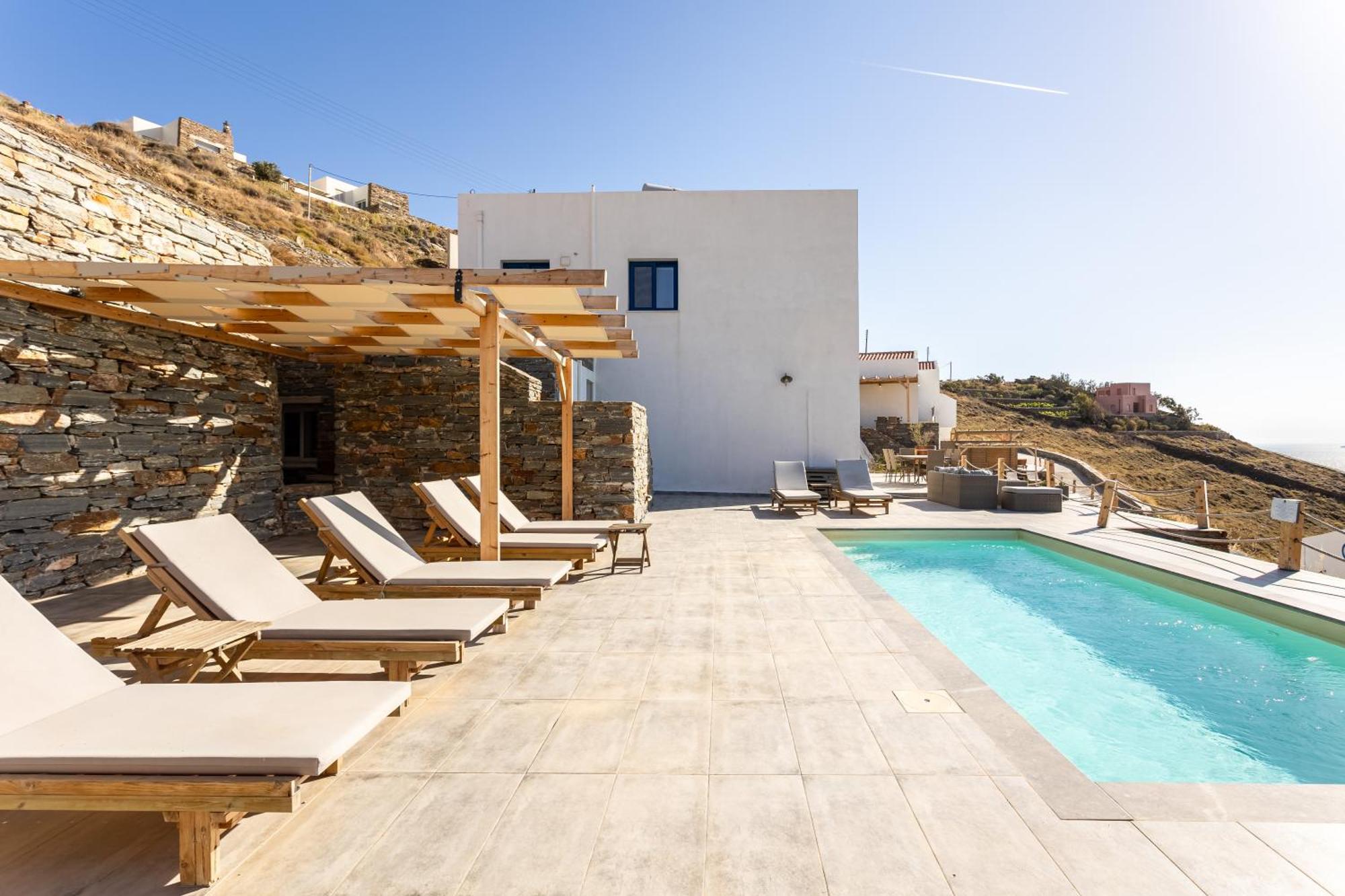 Villa Azure - Astonishing Views&Private Pool Korissia  Esterno foto