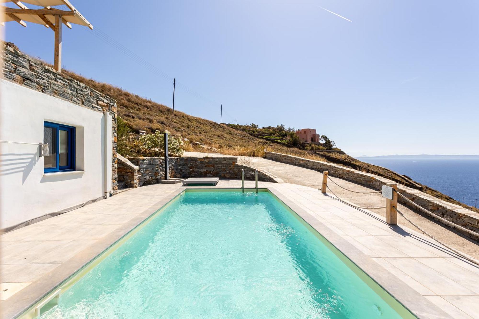 Villa Azure - Astonishing Views&Private Pool Korissia  Esterno foto