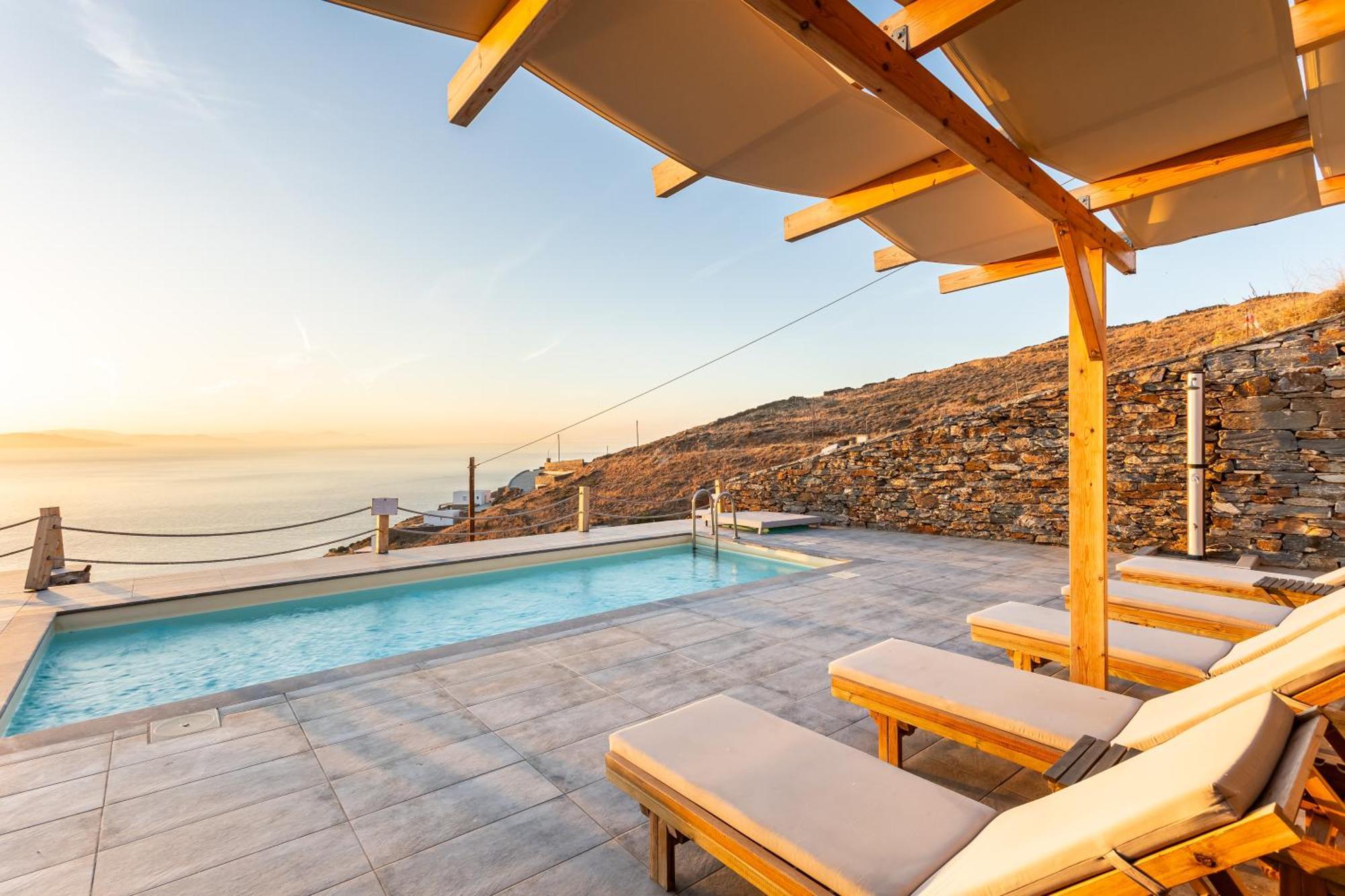 Villa Azure - Astonishing Views&Private Pool Korissia  Esterno foto