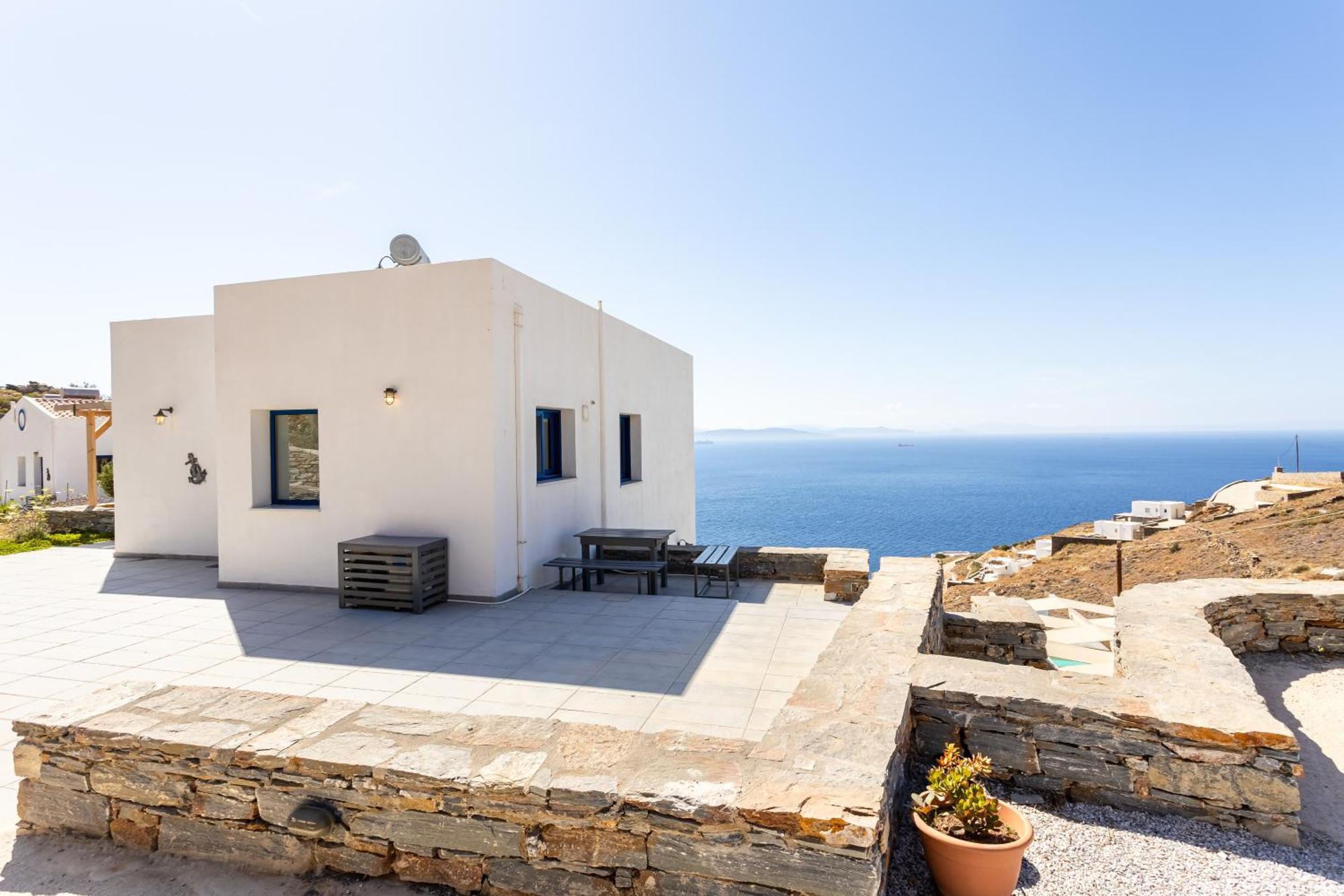 Villa Azure - Astonishing Views&Private Pool Korissia  Esterno foto