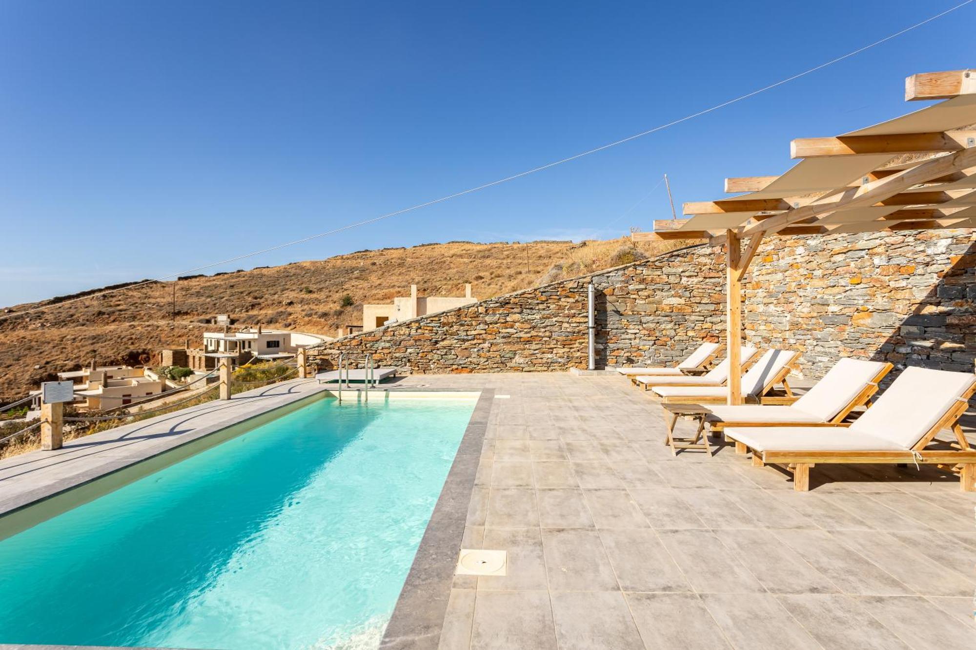 Villa Azure - Astonishing Views&Private Pool Korissia  Esterno foto
